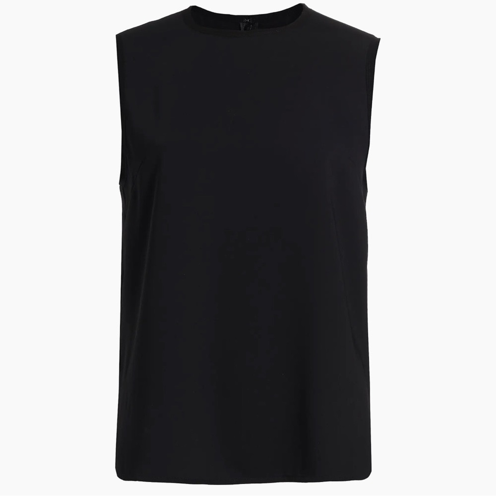 Barney’s - Chiffon Frayed Shell Top